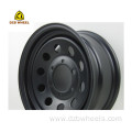 Black Wheels 14x6 Trailer Steel Wheel Rims